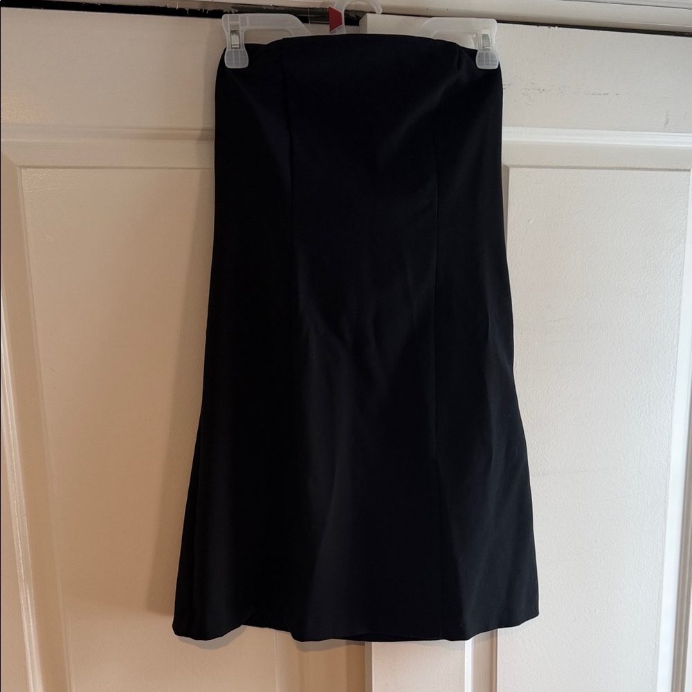 a new day Black A-Line strapless Dress